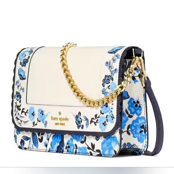 Kate spade Madison Peacok floral willow flap convertible crossbody - Picture 2 of 4